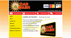 Desktop Screenshot of johnnywashcard.com